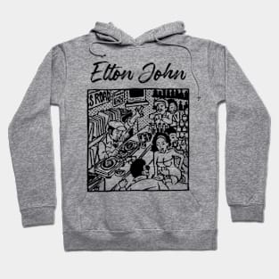 elton vinyl store Hoodie